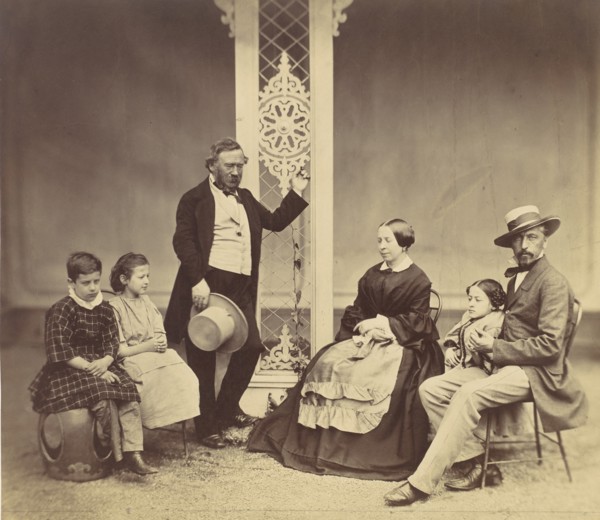 [Group Portrait of Six People], 1850s-60s.