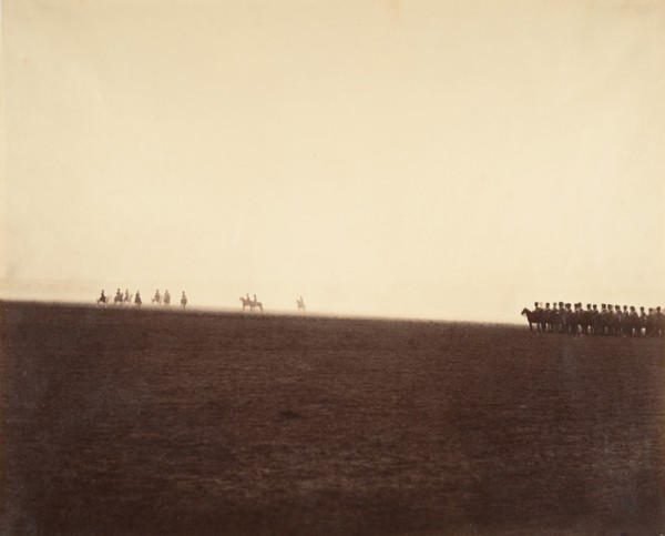 [Cavalry Maneuvers, Camp de Châlons], 1857.