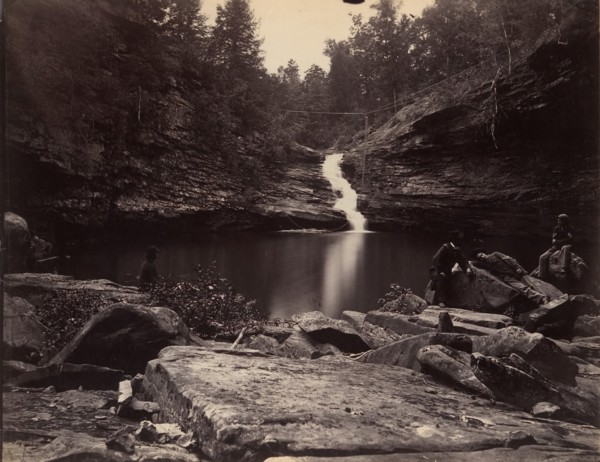 Lula Lake and Upper Falls on Rock Creek, near Lookout Mountain, Georgia, 1864-65.
