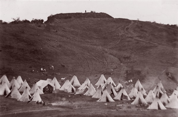 Confederate Earthworks, Belle Plain, Virginia, 1863. Formerly attributed to Mathew B. Brady.