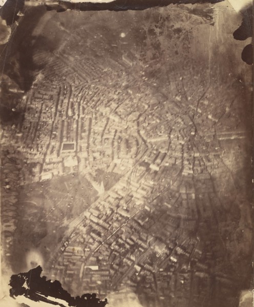Boston from a Hot-Air Balloon, 1860s.