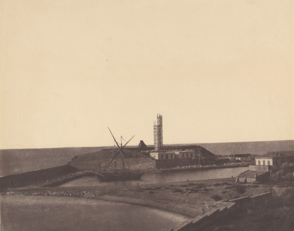Boat in Harbor, Algeria, 1853-54.