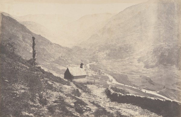 Vallée de Bosost prise de la capilla San Antonio, 1853.