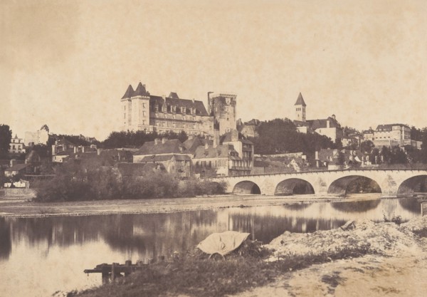 Vue du château de Pau, 1853.