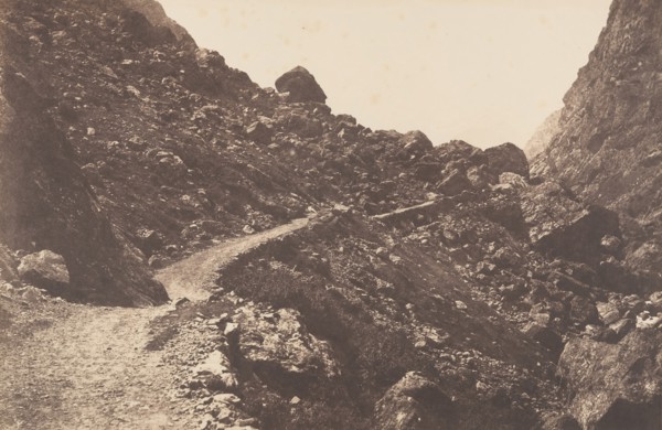 Sentier du chaos, St-Sauveur, 1853.