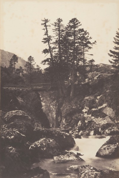 Cauterets, Pont d'Espagne, 1853.