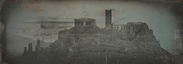 Western Approach to the Acropolis, Athens, 1842.