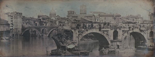 Ponte Rotto (Pons Aemilius), Rome, 1842.