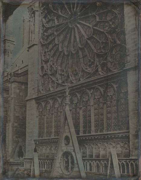 Rose Window, Notre-Dame Cathedral, Paris, 1841.