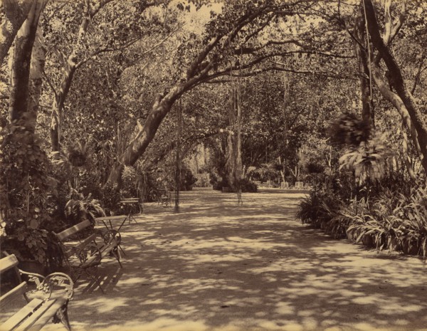 Sookh-Vilas Palace Garden, 1880-90.