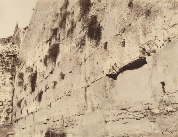 Jérusalem. Mur oú pleurent les juifs. Grandes Assises du Temple de Salomon, 1860 or later.