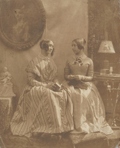 [The Artist's Wife and Daughter], 1846-49.