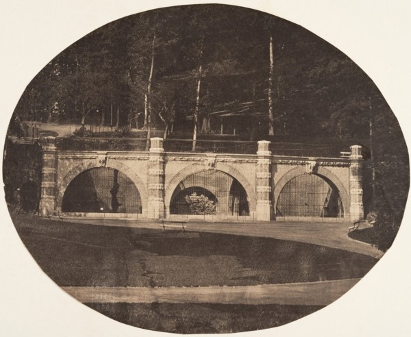[The Bear Enclave, Zoological Gardens, Brussels], 1854-56.