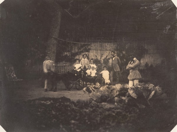Jardin zoologique de Bruxelles; Les trois jumeaux fils de Mr. Lebens et toute la famille, 1854-56.