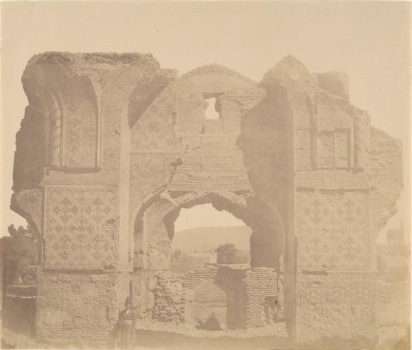 [Blue Mosque of TABRIZ, 1465.], 1840s-60s.