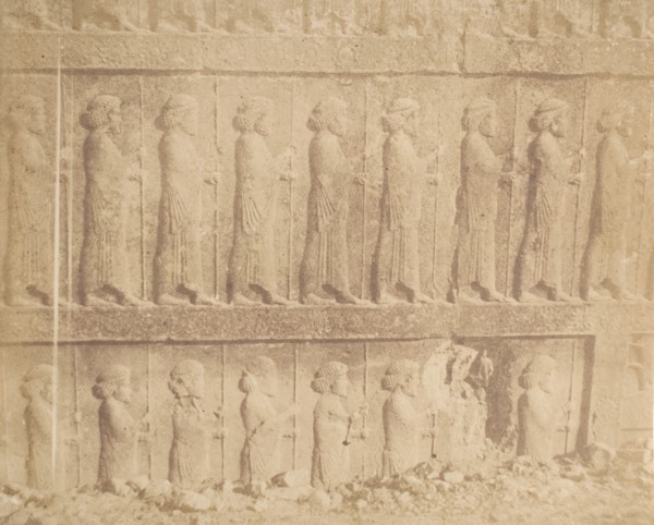 Processione sulla facciata della Grande Scala, 1858.