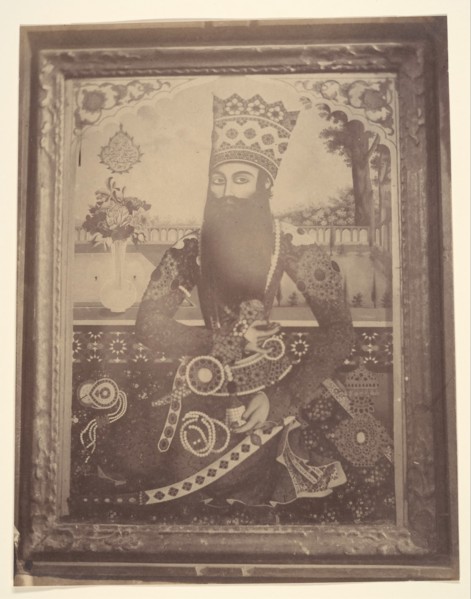 [Fath-Ali Shah, Painting that Once Belonged to Hmah [?] Saula, Uncle of the King.], 1840s-60s.