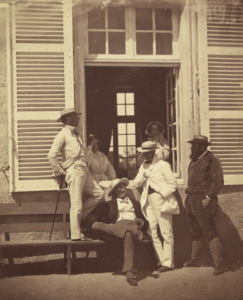 Quelques familiers de Louis Robert, ca. 1860.