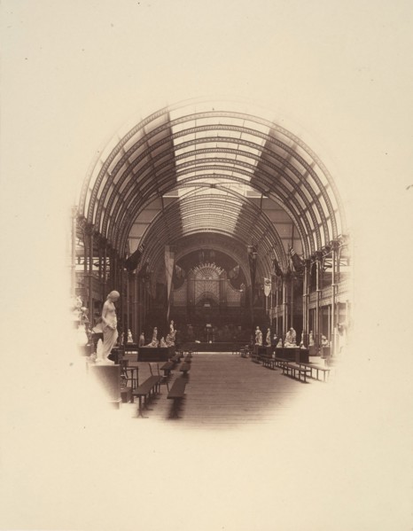 View in Central Hall, Art Treasures Exhibition, Manchester, 1857.