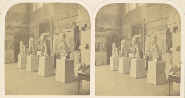 The Lycian Saloon, British Museum, 1850s.