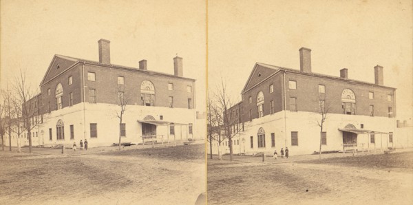 Group of 3 Stereograph Views of Connecticut, United States of America, 1850s-1910s. (Old Capitol Prison, Connecticut).
