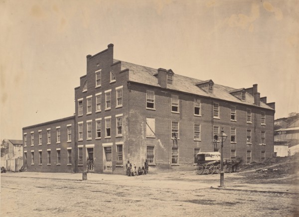 Civil War View, 1860s. (Building used Coloured [?] Richmond Va.)