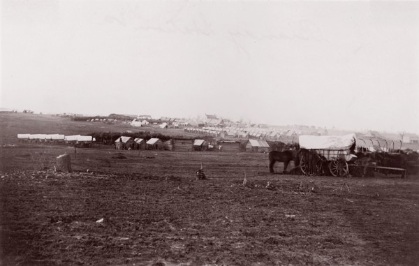 Brandy Station, Virginia, 1863-64. Formerly attributed to Mathew B. Brady.