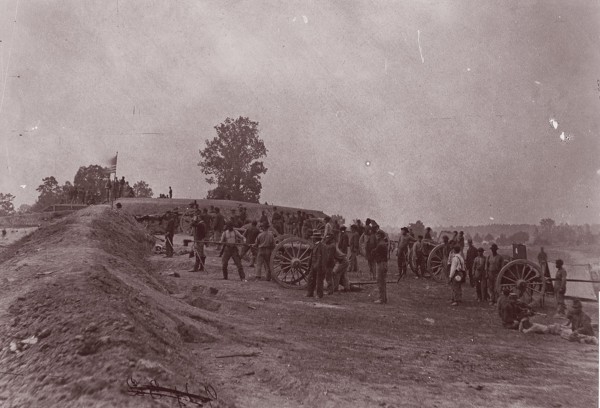 Outer Confederate Line, Petersburg, Captured June 15, 1864, 1864. Formerly attributed to Mathew B. Brady.