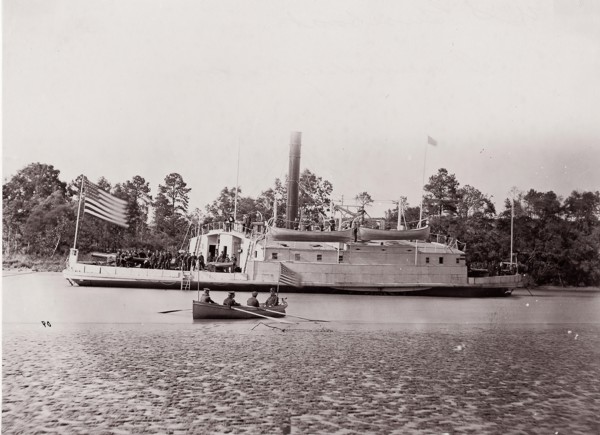 Commodore Perry, Pamunkey River, 1861-65. Formerly attributed to Mathew B. Brady.