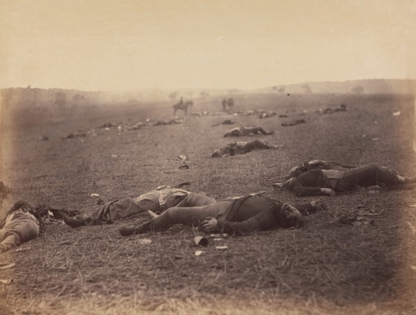 A Harvest of Death, Gettysburg, Pennsylvania, July 1863.