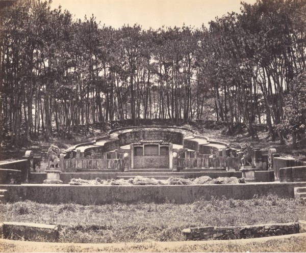 Mandarin Grave at Foochow, ca. 1869.