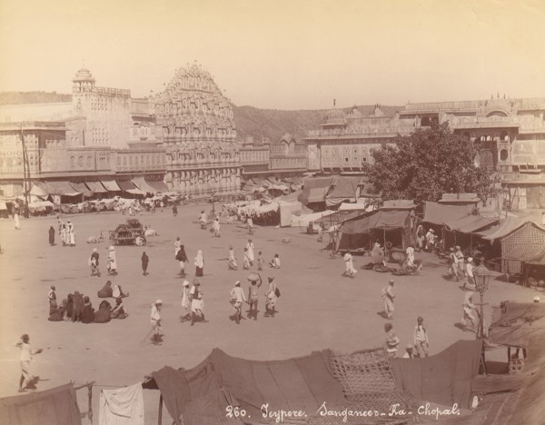 Jaipur, Sanganeer - Ka - Chopal, 1860s-70s.