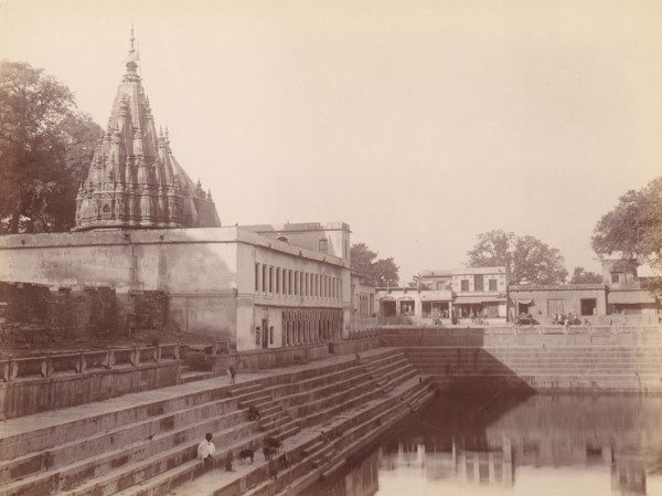 Monkey Temple, Benares, 1860s-70s.