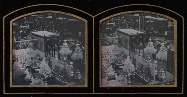 Stereograph, Universal Exposition of 1855, Interior, Paris, 1855.