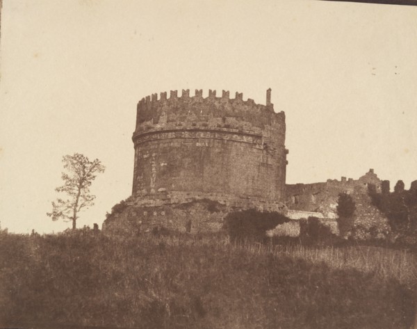 Tomb of Cecilia Metella, Rome, 1850s.