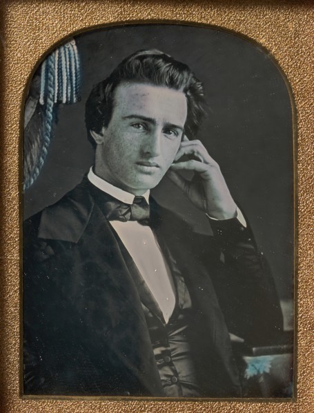 [Seated Young Man Resting Head on Fingers], 1840s.