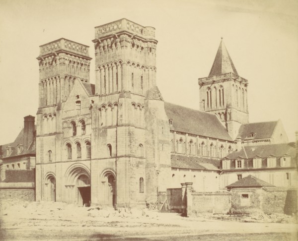 Abbay aux Dammes, Caen, 1850s.