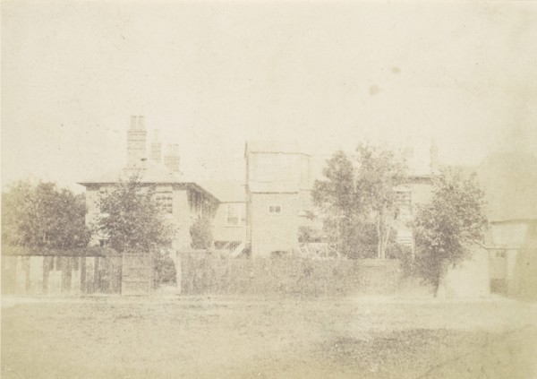Compound of Buildings Surrounded By Fence, 1850s.