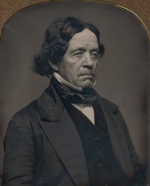Elderly Man with Dark Hair, 1850s.