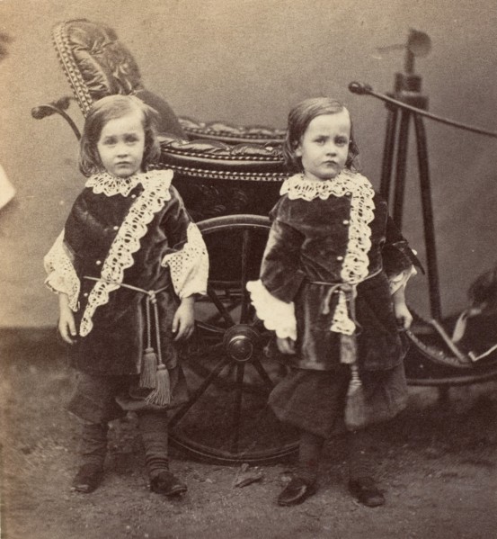 Eddie and Charlie Campbell, 1858-61.