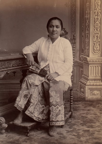 Batavian Woman, 1860s-70s.