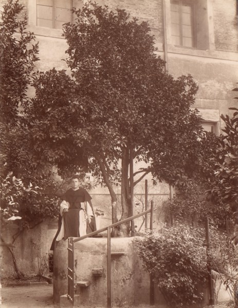 St. Dominic's Orange Tree on the Aventine, 1880s.