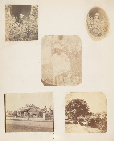 Young Girl in the Garden, 1850s. [A Bungalow after Cyclone].