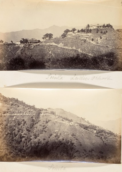 Ladies School, Simla, 1850s.