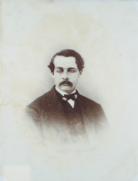 Man with Moustache, 1870s-80s.