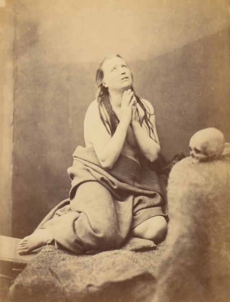 Study for Mary Magdalene, 1870s.
