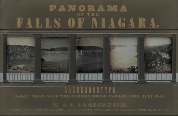 Panorama of Niagara Falls, July 1845.