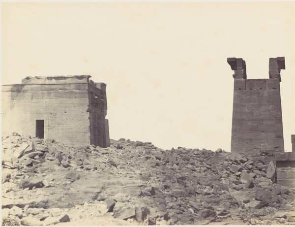 Temple de Dandour en Nubie, 1860s.