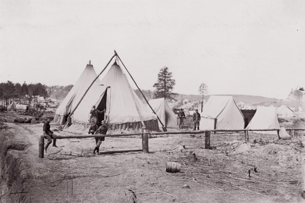 Stoneman's Station, Virginia. Quartermaster Dept., 1861-65. Formerly attributed to Mathew B. Brady.