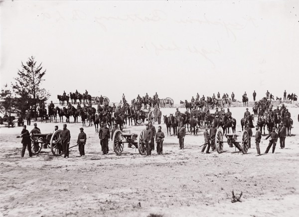 Pennsylvania Light Artillery, Keystone Battery, 1861-65. Formerly attributed to Mathew B. Brady.